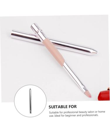 Didiseaon Lip Brush with Lid Lip Applicator Lipstick Eyeshadow Brush Makeup Brushed Makeup Brush Tool Lip Brush Applicator Telescopic Injection Handle Pink Travel Lip Liner Brush - Buy Online on GoSupps.com