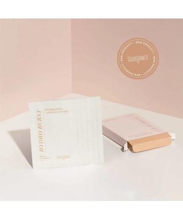 GoodJanes Hydro Burst Under Eye Patches - Puffy Eyes and Dark Circles Treatment | Hydrating, Antioxidant & Revitalizing Eye Patches for Wrinkles, Fine Line Reduction & Eye Bags (6 Pairs)