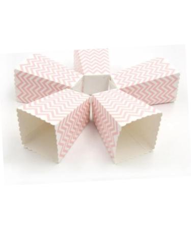 Zerodeko 36pcs Box Cardboard Popcorn Snackbox Popped Popcorn Snack+box Popcorn Containers Cartoon Headgear Biscuits Cookies Boxes for Gifts Pink Containers Picnics Stripe Party Supplies 1 - Buy Online on GoSupps.com