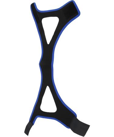 Buy Anti-Snoring Breathable Jaw Support Belt - Adjustable Comfort (Black/Blue) for Better Sleep - Buy Online on GoSupps.com