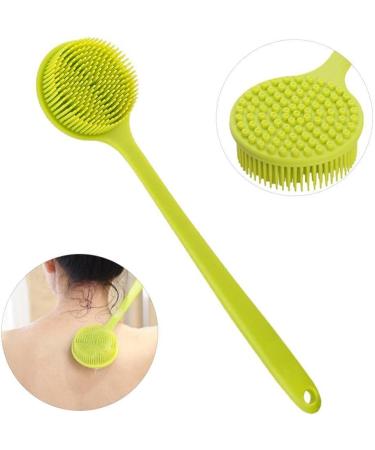 Stylenbest Silicone Bathing Brush - Long Handle Double-Sided Shower Brush for Men & Women - Perfect for Bathing & Exfoliating - Buy Online on GoSupps.com
