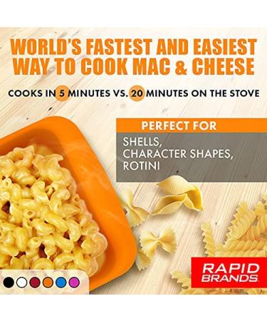 Rapid Mac Cooker - Microwave Macaroni & Cheese in 5 Minutes - Dorm, Small Kitchen, Office - Dishwasher-Safe, BPA-Free - Blue 1-Pack - Buy Online on GoSupps.com