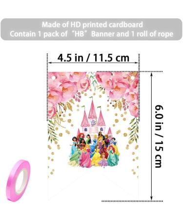 Decorations for Disney Princess Cake Topper Birthday Party Supplies Decor Wreath - Buy Online on GoSupps.com