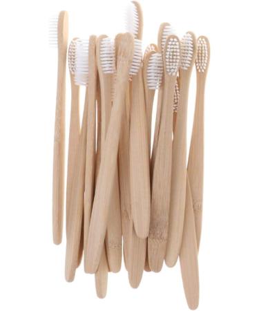Buy Tubayia 20 Pack Natural Bamboo Toothbrush - Eco-Friendly Soft Bristles for Adults & Children - Sustainable Dental Care - Buy Online on GoSupps.com