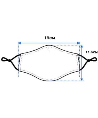 Shop Amyglin Funny 3D Motif Mouth Protection Bandanas | Washable Reusable & Breathable Dustproof Cloth - Buy Online on GoSupps.com