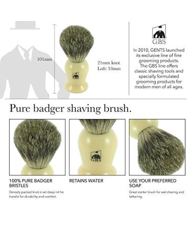 Shop G.B.S Ultimate Wet Shaving Kit for Men - 5 Blade Razor Badger Brush Stainless Steel Bowl & Dual Stand - Luxury Shaving Essentials - Buy Online on GoSupps.com