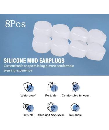 Sleep earplugs 16/ 8Pcs Soft Silicone Earplugs White Noise Reduction Soundproof Earplug Swimming Accessories Ear Plugs for Sleep (Color : 8Pcs 2Box) - Buy Online on GoSupps.com