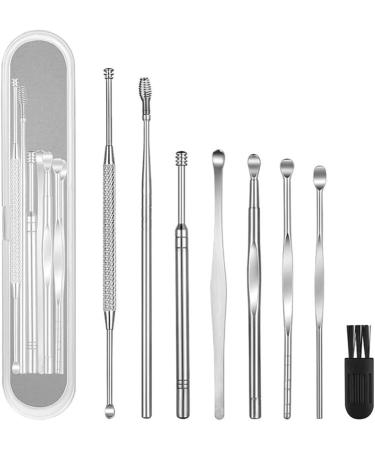 10 Pcs Ear Wax Cleaning Tool and Remover Cleaning Kit Includes Cotton Swabs (zp-2) Yellow-1