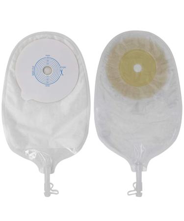 Urostomy Supplies Medicals Drainable Pouch Ostomy Stoma Bags One Piece System Cut-to-Fit(Max Cut 45mm)10PCS 15-45mm