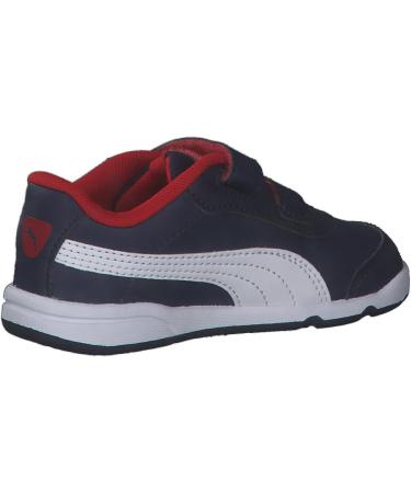 PUMA Kids Stepfleex 2 Sl Ve V Ps Trainers 1.5 UK Child Peacoat White Flame Scarlet - Buy Online on GoSupps.com
