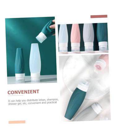 1 Set Silicone Travel Bottles - Reusable Squeeze Bottles for Cosmetics - Perfect Travel Supplies for Women - Buy Online on GoSupps.com