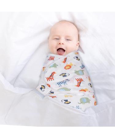 Vicloon Baby Swaddle Wraps 2 pcs | 0-3 Months | 100% Organic Cotton | Breathable Fabric | Unisex White Swaddle Blanket - Buy Online on GoSupps.com