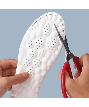 4D Cloud Technology Insoles - Super Soft Memory Foam Comfort for Men & Women | Optimal Foot Protection - Sizes 9-12 (Gray - Buy Online on GoSupps.com