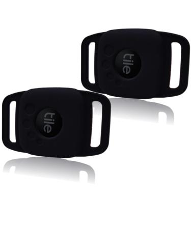 2 Packs Silicone Case for Tile Mate 2022 for Pets Dog cat Cover Accessories Compatible for Tracker Anti-Scratch Sturdy Secure Lightweight Holder Protect Finder tag for Dog Collar Kids (Black) 2 Pack case - Buy Online on GoSupps.com