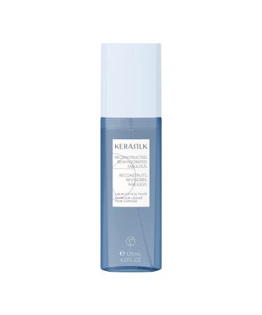 KERASILK Liquid Cuticle Filler | Heat-Activated | Provides Long Lasting Hair Cuticle Protection | Rebuilds & Optimizes Hair Surface | With Heat Protection | For Stronger & Smoother Hair | 125ml