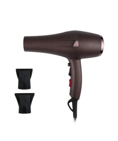Professional Hair Dryer 2000 Watt Powerful AC Motor Ion Blow Dryer Quiet Ionic Salon Hair Dryer 2 Speed 3 Heat Settings Hairdryer Fast Drying with 2 Nozzle