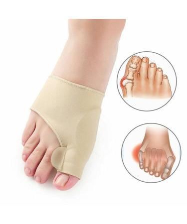 CrazyView L1K7 Toe Separator for Hallux Valgus Relief | Orthopedic Hammer Toe Pain Relief | Natural Color 1 Pair - Buy Online on GoSupps.com