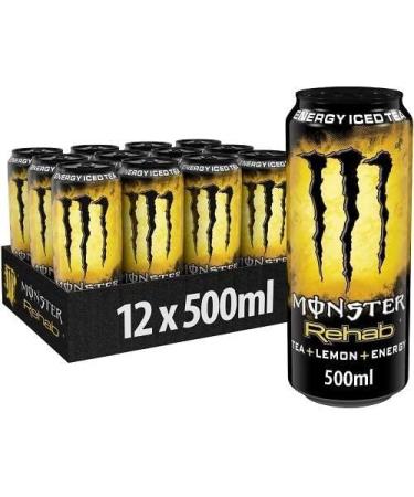 Monster Rehab 12 x 500 ml Peach - Buy Online on GoSupps.com
