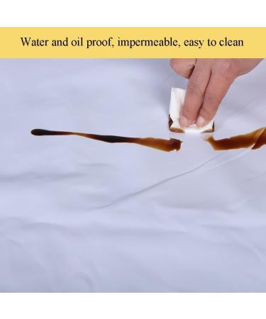 Buy Waterproof Black PVC Long-Sleeved Apron | Oil-Resistant Easy-to-Clean Work Apron for Kitchens & Meat Processing - 130x130cm - Buy Online on GoSupps.com