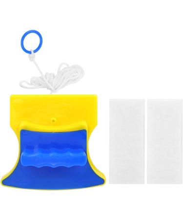Square Window Cleaner Double Sided Glass Wiper for Bedroom Window and Tiles - Environmentally Friendly - Includes Replacement Cotton Sliver - Buy Online on GoSupps.com