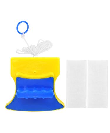 Square Double Sided Magnetic Window Cleaner Window Brushes with 2 Pcs Cotton Glass Wiper Cleaning Tool Household Cleaning Tools