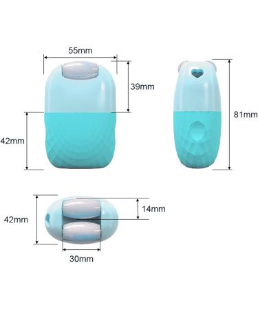 MKNZOME Ice Face Roller Ice Roller for Face Massage Kit Gua Sha Stone Face Massage Tool Anti Wrinkle Reduce Puffiness Improve Skin Elasticity Gifts for Women Skin Care Tools Blue - Metal - Buy Online on GoSupps.com