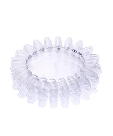 Nail Sticks 10PCS Plastic 20 Tips False Nail Wheels Nail Art Color Polish Display Wheel for Manicure
