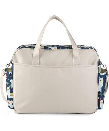 Kamay Waterproof Mummy Diaper Bag with Changing Mat - Lamar Navy Alpaca - Buy Online on GoSupps.com