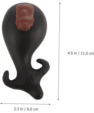 Cabilock Dining Table Decor Decorative Office Zisha Purple Table Chinese Desktop Shape Pet Fengshui Bull Lovely Cow Clay - Buy Online on GoSupps.com