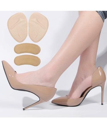8 Pairs Metatarsal & Heel Cushion Pads - Soft Gel Foot Cushions for Women - Buy Online on GoSupps.com