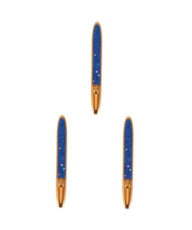Balacoo 3pcs Self Adhesive Mascara Black Eyeliner Pencils Eyeshadow Pencil No Blooming Eye Liner Paste Drill 1 count (Pack of 1) Bluex3pcs