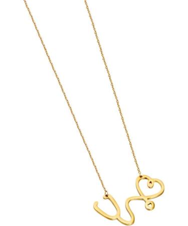 Shop 1Pc Punk Pendant Necklace - Stylish Graduation Choker for Women | Stainless Steel Gold & Silver Charm - Buy Online on GoSupps.com
