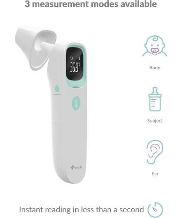 Truelife Care Q9 Digital Ear Thermometer | 3 Modes Accurate & Contactless | Infrared Thermometer for Baby Children & Adults - Quick Measurement - Buy Online on GoSupps.com
