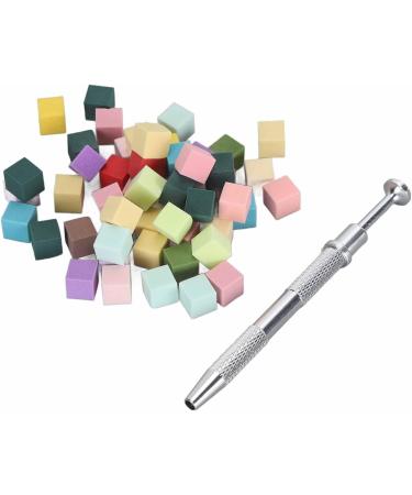 Portable Nail Sponge Buffer Block Versatile Mini File with Clip for Manicure Tofu Cubes - Buy Online on GoSupps.com