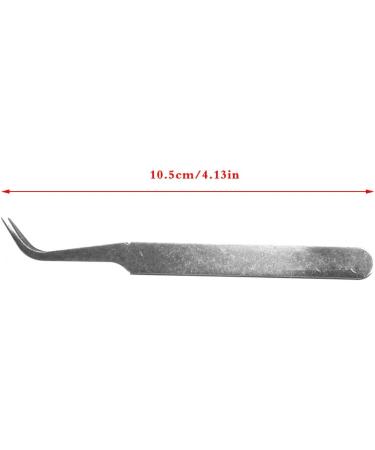 Premium Stainless Steel Curved Tip Tweezers for Eyelash Extensions & Nail Art | International Shipping - Buy Online on GoSupps.com