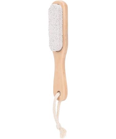 Pumice Stone Foot File for Dead Skin & Callus Removal | Pedicure Tool with Wooden Handle - Buy Online on GoSupps.com