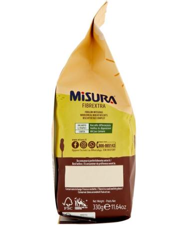  Italian Gourmet E.R. Misura Fibrextra Whole Wheat Biscuits Pack of 6 100% Whole Wheat Flour High in Fiber Cookies 330g + Italian Gourmet Polpa 400g - Buy Online on GoSupps.com