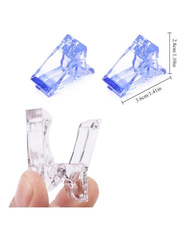 Quesuc 10 Pieces Color Nail Art Crystal Clips - Nail Extension Fixation Tools | DIY Nail Art Accessories - Buy Online on GoSupps.com