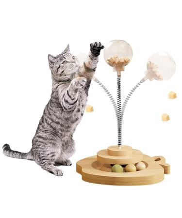 Interactive cat toys made of wood interactive cat toys food cats intelligence toys cats wooden toys wooden cat toy intelligence cat toys interactive feed toy cat