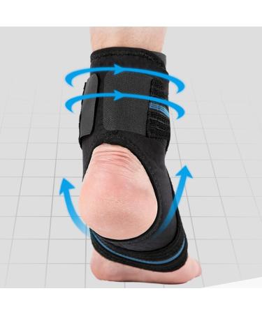 Premium Unisex Compression Ankle Support Wrap | Soft Elastic Brace for Sports & Sprains - International Shipping Available - Buy Online on GoSupps.com