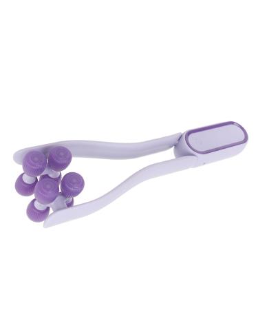 V Face Roller Massager - Face Lifting & Tightening Tool for Double Chin & Wrinkles - Manual Purple Beauty Device for Home Use - Buy Online on GoSupps.com