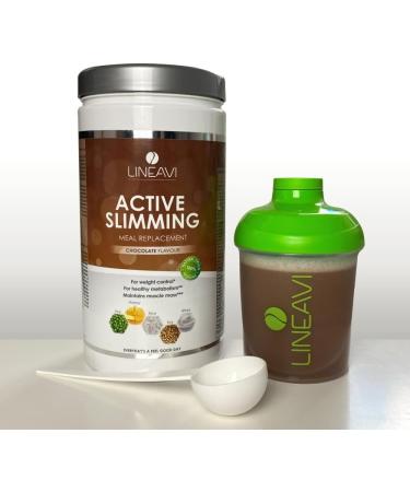 Lineavi Activated Food Diet Shake - Delicious Chocolate Meal Replacement | 500g Weight Loss Shake | Gluten & Lactose Free | Shaker Included - Buy Online on GoSupps.com