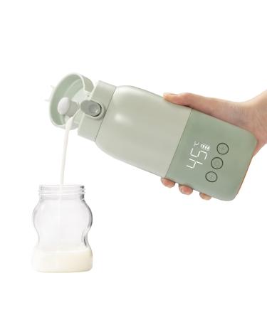 BOLOLO Portable Milk Warmer with Super Fast Charging and Cordless  Instant breastmilk  Formula or Water Warmer with 10 Ounces Big Capacity  Baby Flask for Vehicle car Airplane Journey