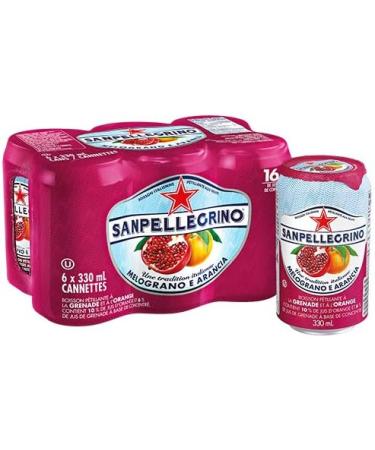 Sanpellegrino Sparkling Soda Fruit Beverages Melograno & Arancia 330ml Can 24 Cans Total Melograno & Arancia 24 Count (Pack of 1) - Buy Online on GoSupps.com