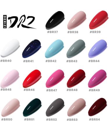 DERIZI 60 Colors Gel Nail Polish Semipermanant Nail Polish Varnish Semi-Permanent Varnish UV Nail Gel Primer Soak Off Nail Art - (Color: BR12-8ml) - Buy Online on GoSupps.com