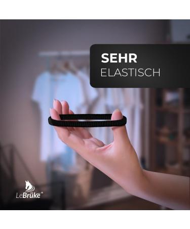 Buy Lebr ke 50 Premium Cotton Hair Ties - Extra Elastic Ponytail Hold | International Shipping - Buy Online on GoSupps.com