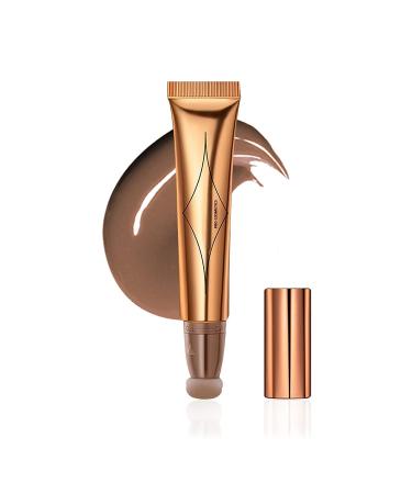 Liquid Contour  Liquid Bronzer Stick with Cushion Applicator Attached  Liquid Highlighter Contour Wand  Easy to Blend & Long Lasting & Smooth Natural Matte Finish  Lightweight Super Silky Cream Contour  Waterproof Makeup...