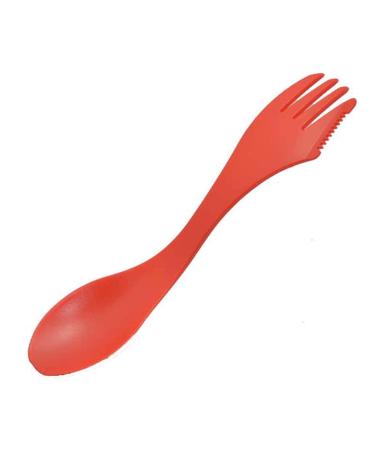 Spork Set of 40pcs, Plastic Spoon, Spork Multiple Use, Multiple Purpose Spork, Plastic Spoon Fork Knife 7-inch Long (Red)