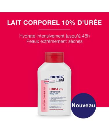 numis med Moisturizing Lotion 10% Urea - Soothing Body Lotion for Extremely Dry and Rough Skin - Vegan Free from Silicones Parabens and Mineral Oils - (3x 300ml) - Buy Online on GoSupps.com