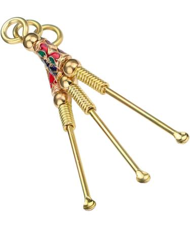 Cabilock 12pcs Spatula Set with Earpick - Retro Metal Ear Cleaning Kit for Men - Portable Kitchen and Office Cleaning Tool - Buy Online on GoSupps.com